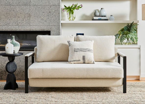 Kobe Sofa Bed Bailey Stone Front