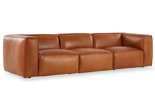 Linden 4 Seat Sofa Ranch Tan Angle