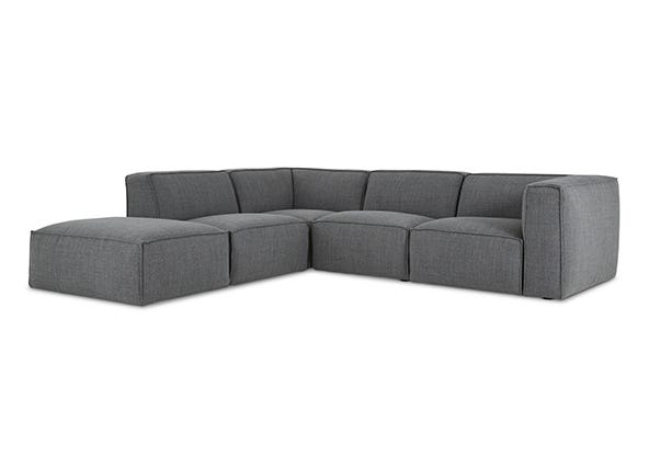 Linden Left Corner Sofa Sienna Dark Grey Angle