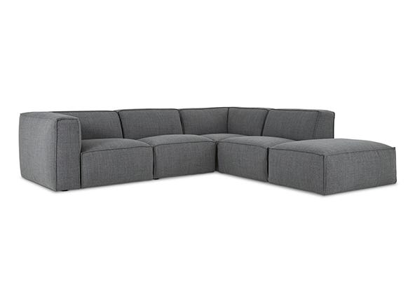 Linden Right Corner Sofa Sienna Dark Grey Angle