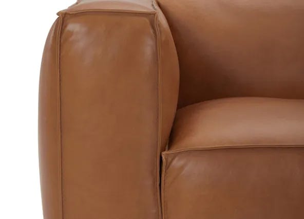 Linden Right Hand Corner Sofa Arms Up Close