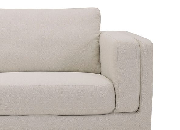 Lisa 2.5 Seat Sofa Jazz Natural Arms Up Close