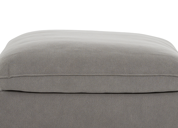 Loft Mini Ottoman Grey Top Seating Up Close