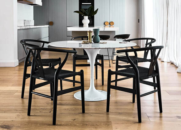 Clover Dining Table 120cm Style Shoot