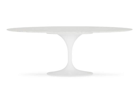 Clover Marble Dining Table Oval 200cm Front