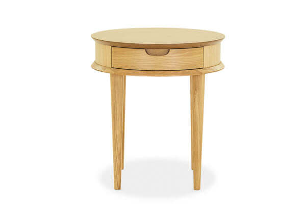 Erikson Round Bedside Table Front