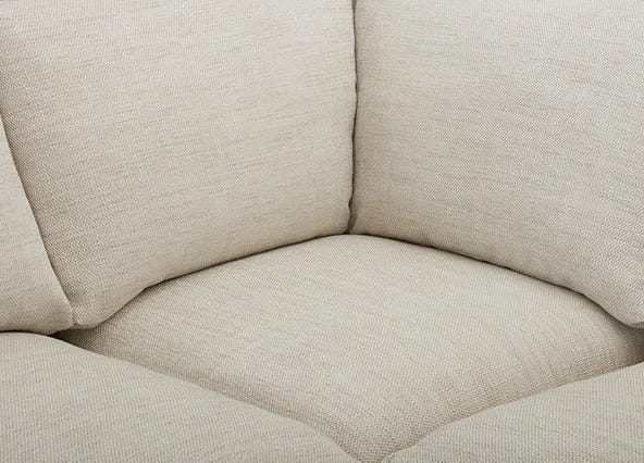 Loft Mini Right Corner Sofa Sienna Natural Seating Up Close