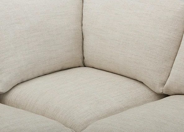 Loft Mini Right Corner Sofa Sienna Natural Seating Up Close