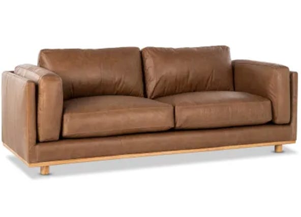 Nevada 3 Seat Sofa Phoenix Brown Angle