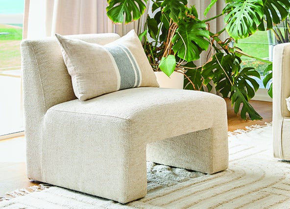 Nomad Accent Chair Sand Style Shoot