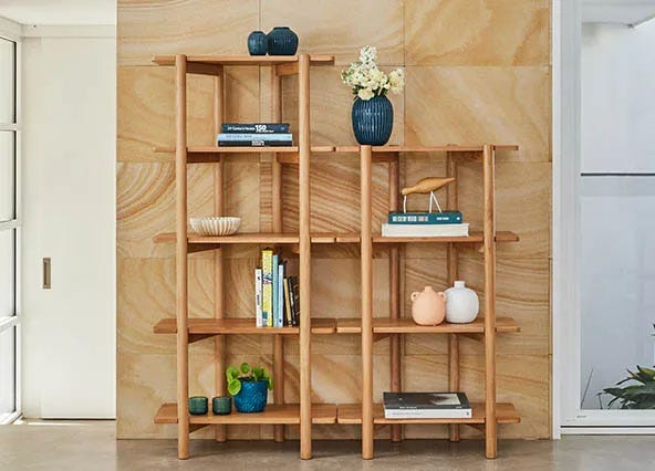 Ollie Bookshelves Style Shoot