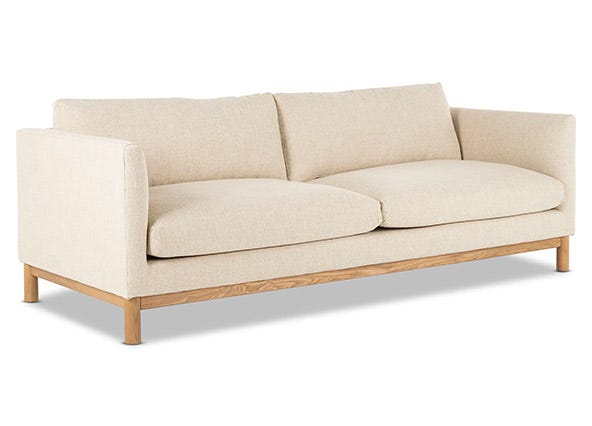 Stella 4 Seat Sofa Kipton Alabaster Angle