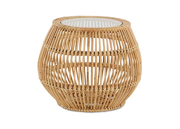 Tovia Rattan Side Table Style Shoot