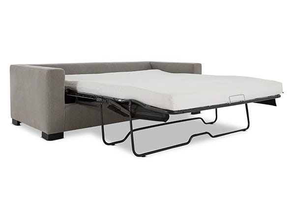 Urban 3 Seat Sofa Bed Florence Grey Folded Out