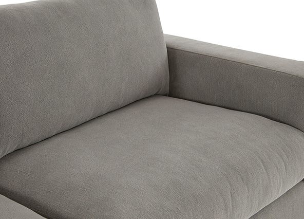 Urban 3 Seat Sofa Bed Florence Grey Fabric Up Close