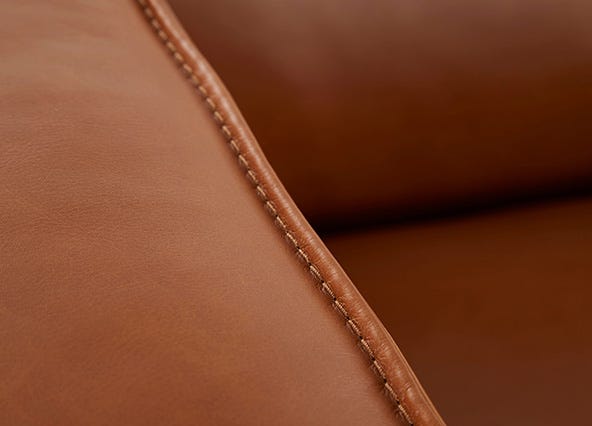 Linden 4 Seat Sofa Ranch Tan Up Close