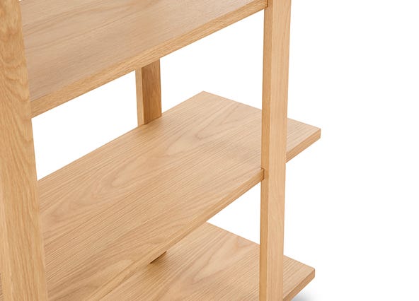 Bronte Shelf Oak Wood Up Close