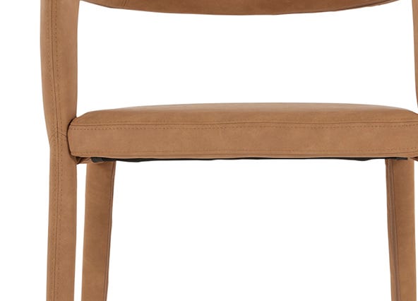 Helena Dining Chair Tan Seating Up Close
