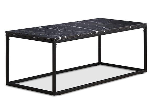 Venus Rectangle Coffee Table Black Angle