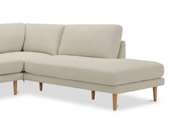 Alice  Right Hand Corner Sofa Jazz Natural Leg Up Close